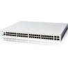 Cisco switch catalyst 1200, 48 puertos gigabit ethernet, no Poe, 4 puertos SFP+ (4x 1g/10g), incluye cable cab-16awg-ac, el smar
