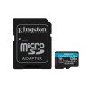 Memoria flash micro SD Kingston SDXC Canvas go plus 128gb 200mb/s uhs-i u3 v30 con adaptador Memoria flash micro SD Kingston SDXC Canvas go plus 128gb 200mb/s uhs-i u3 v30 con adaptador
