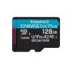 Memoria flash micro SD Kingston SDXC Canvas go plus 128gb 200mb/s uhs-i u3 v30 con adaptador Memoria flash micro SD Kingston SDXC Canvas go plus 128gb 200mb/s uhs-i u3 v30 con adaptador