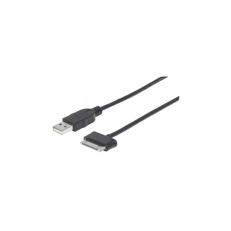 Cable USB v2.0 a-Samsung 30 pines 1.0m, negro Manhattan Cable USB v2.0 a-Samsung 30 pines 1.0m, negro Manhattan