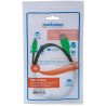 Cable USB Manhattan versión 2.0 A-micro B 1.0 m con recubrimiento textil negro verde