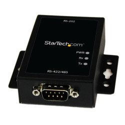 Adaptador Serie RS232 a RSS422 y RS485 - Puerto Serial - DB-9, DB-9, Macho hembra, Negro