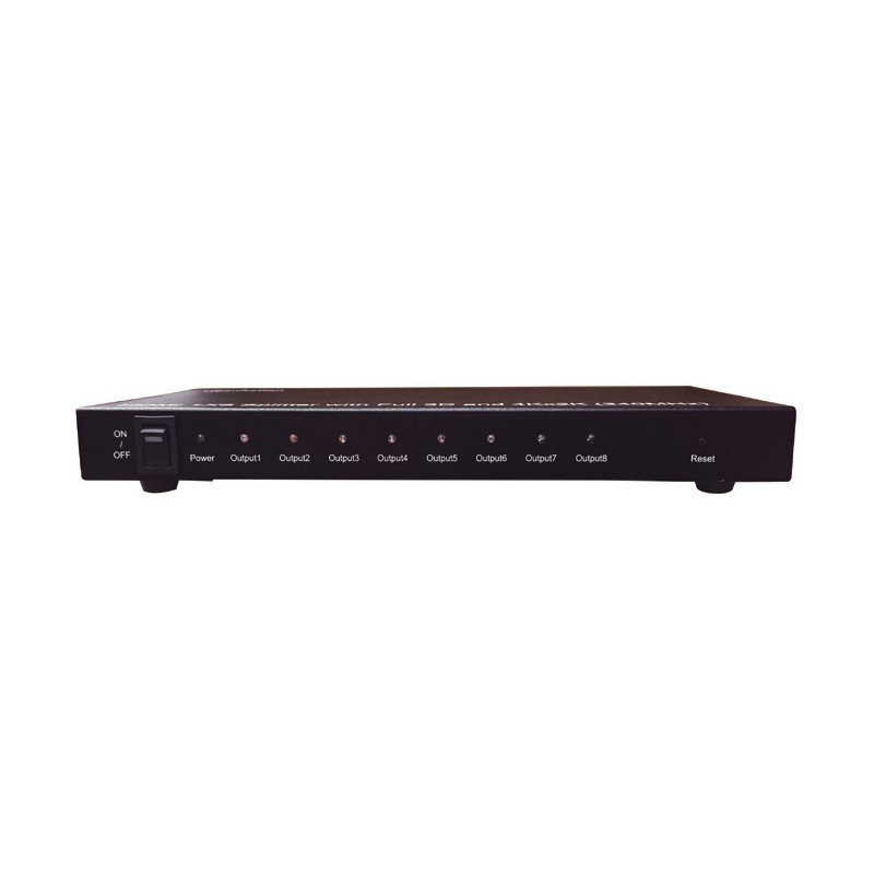 Video Splitter Manhattan 8 salidas HDMI 1.4 negro