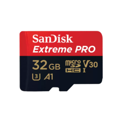 Memoria SanDisk extreme pro 128GB micro SDXC 170Mb/s 4k clase 10 a2 v30 c, adaptador