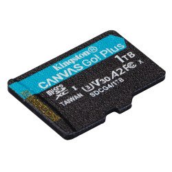 MicroSD Kingston Technology Canvas Go! Plus, 1 TB, Clase 10, UHS-I, 200 MB/s, 160 MB/s