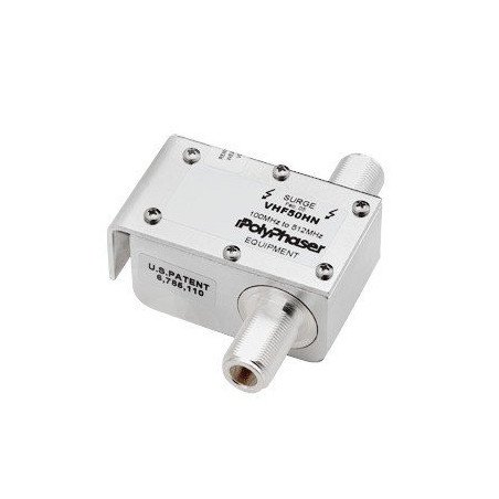 Protector RF Coaxial de Banda Ancha 100 a 512 MHz Para Combinadores Con Conectores N Hembra