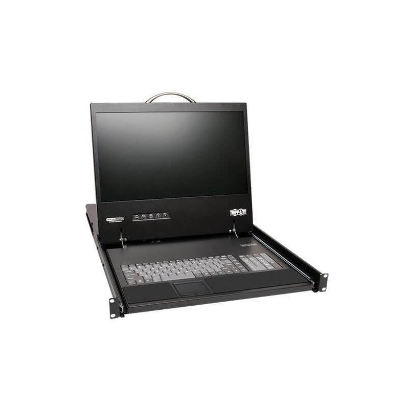 Consola para instalación en 1u de rack con LCD de 48 cm 19in