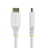 Cable  HDMI Tipo A (Estándar), HDMI Tipo A (Estándar), 18 Gbit/s, Canal de retorno de audio (ARC), Blanco