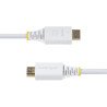 Cable  HDMI Tipo A (Estándar), HDMI Tipo A (Estándar), 18 Gbit/s, Canal de retorno de audio (ARC), Blanco