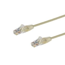 Cable cat6 N6PAT1GRS StarTech.com, de 30 cm, delgado, con conectores RJ45 sin enganches, gris