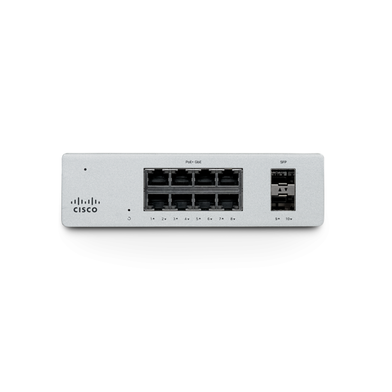 Meraki MS130R-8P cloud mgd ruggedized 8GE 240w Poe switch