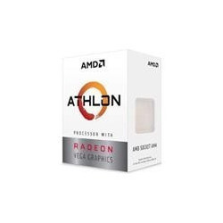 Procesador AMD Athlon 3000g S-AM4 35w 3.5GHz 2CPU cores, gráficos Radeon VEGA 3GPU, con ventilador, comp. Básico