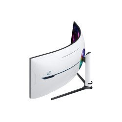 Monitor Samsung LS57CG950NLXZX, 144.8 cm (57"), 7680 x 2160 Pixeles, Dual UHD, LED, 1 ms, Negro, Blanco