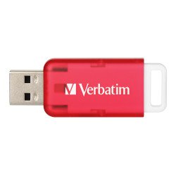 Memoria Verbatim Flash SeaGlass USB de 32 GB Rojo