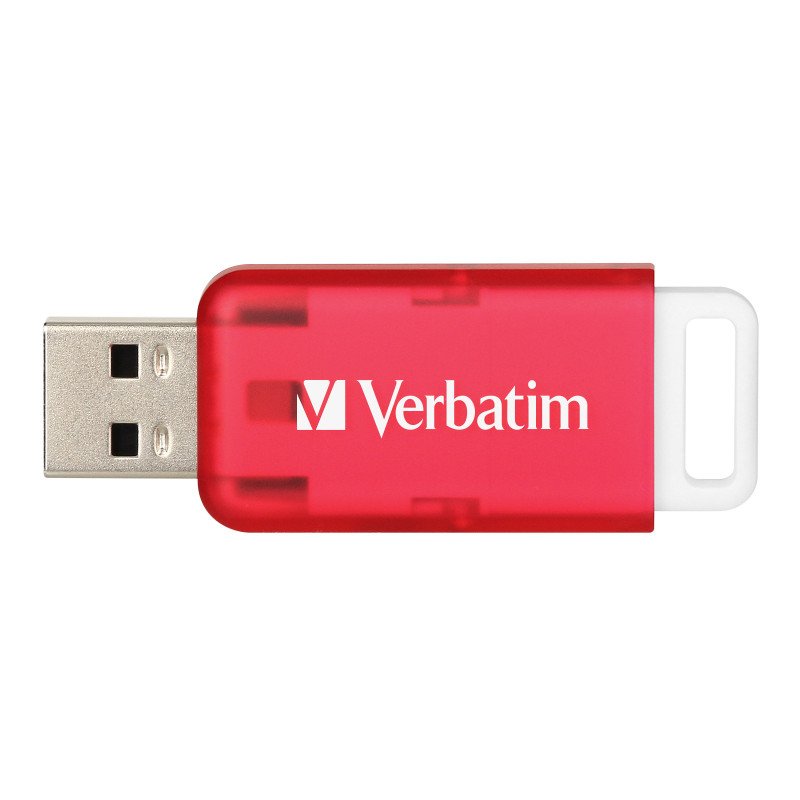 Memoria Verbatim Flash SeaGlass USB de 32 GB Rojo Memoria Verbatim Flash SeaGlass USB de 32 GB Rojo