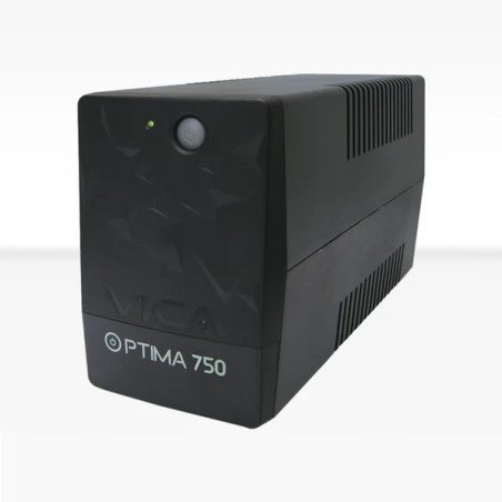No-break con regulador integrado, capacidad 750va / 375w, software de monitoreo, puerto RJ11 y RJ45, indicadores LED, 6 tomas re