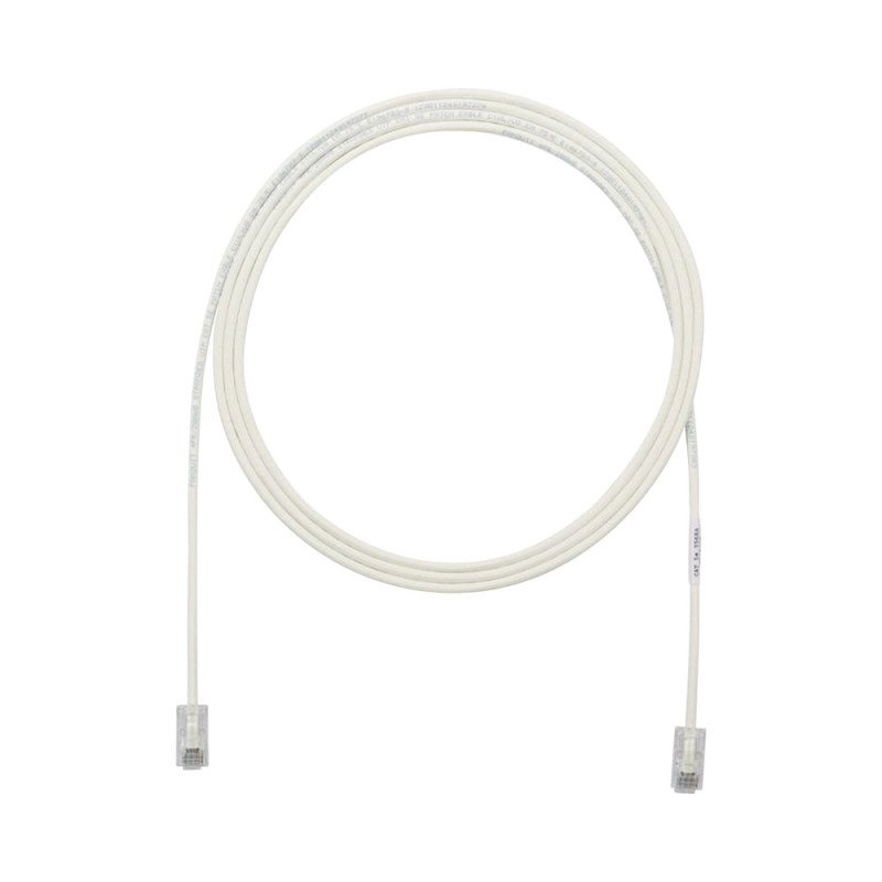 Cable de Parcheo TX6, UTP Cat6, Diámetro Reducido (28AWG), Color Rojo, 20 ft