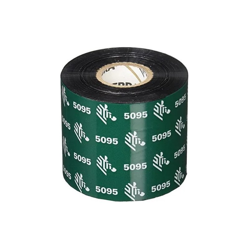 RIBBON RESINA 60mmx450m (2.36inx1476ft), 5095, High Performance, 25mm (1in) core, Tabletop. Un rollo