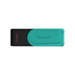 USB tipo A Kingston Technology DataTraveler Exodia S, 128 GB, 3.2 Gen 1 (3.1 Gen 1), Girar, 8.32 g, Negro, Turquesa