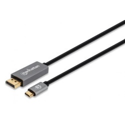 Cable Adaptador USB-C macho a DisplayPort macho, 3 m (9,84 pies), 8K@60Hz, admite 4K @ 120 Hz