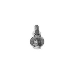 Tornillo cabeza hexagonal de 1/4 x 3, con acabado Electro Zinc