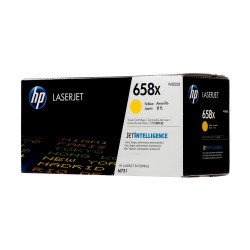Cartucho Tóner HP Amarillo 658X - Amarillo, Laser, LaserJet Enterprise M751dn, Caja