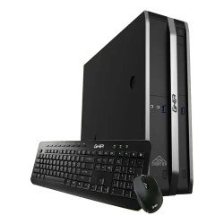 Ghia Frontier Slim, Intel Pentium Gold G5400 dual Core 3.70 GHz, 8 GB/SSD 120 GB/sin sistema