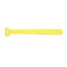 Cinto de contacto (velcro) color amarillo, 150 x 12mm (5 piezas)