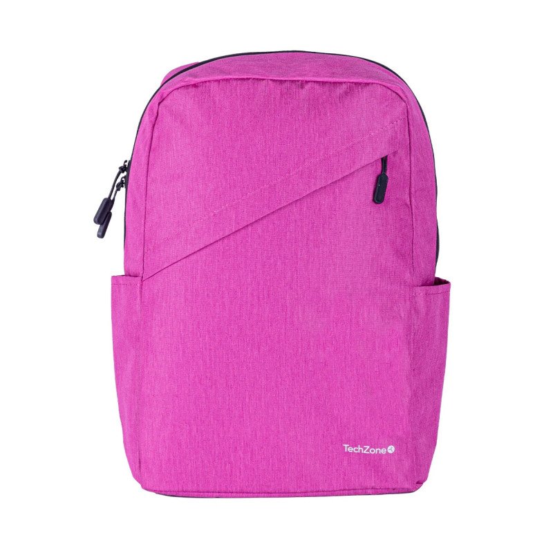 Mochila backpack TechZone Classic TZLBP43015B-R para laptop de 15.6", rosa