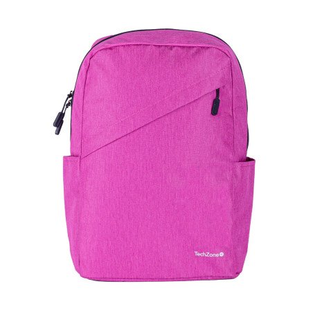 Mochila backpack TechZone Classic TZLBP43015B-R para laptop de 15.6", rosa