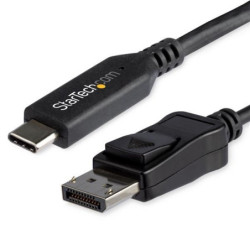 Cable adaptador 1.8m USB-c a DisplayPort - conversor USB tipo c a dp - 8k 60hz hbr3 - convertidor Thunderbolt 3 DisplayPort