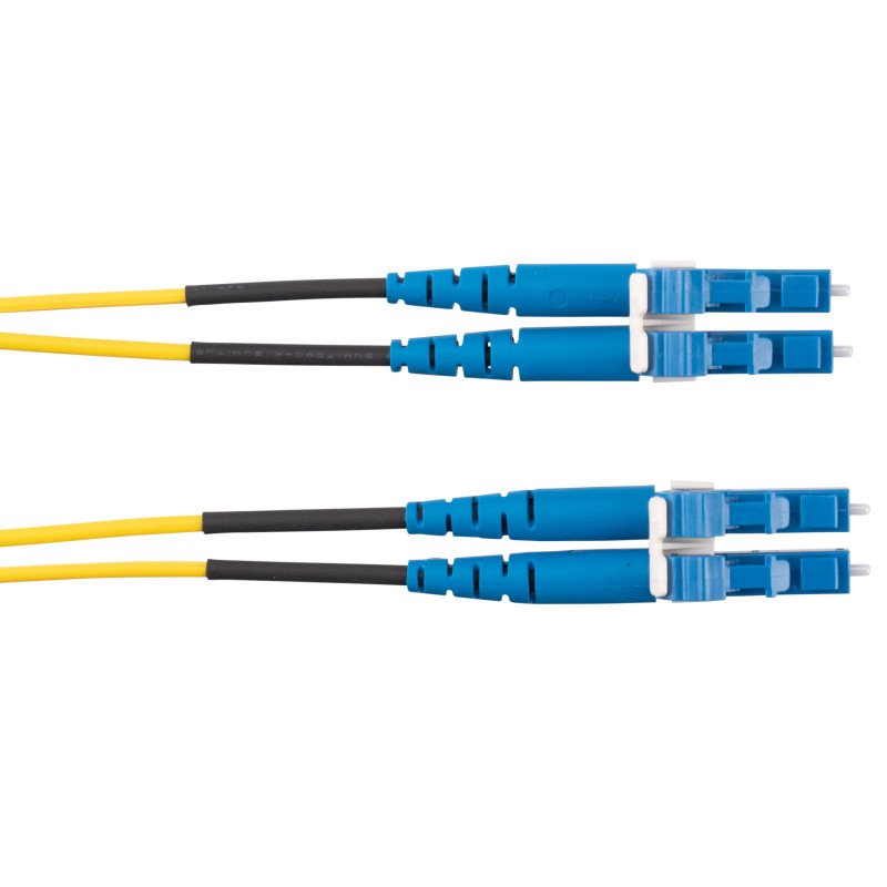 Jumper de Fibra Óptica Monomodo 9/125 OS2, LC-LC Duplex, OFNR (Riser), Color Amarillo, 25 Metros Jumper de Fibra Óptica Monomodo 9/125 OS2, LC-LC Duplex, OFNR (Riser), Color Amarillo, 25 Metros