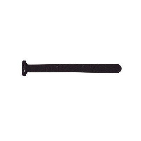 Cinto de contacto (velcro) color negro, 210 x 16mm (20 piezas)