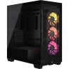 Gabinete Corsair icue link 3500X RGB, semi- torre, ATX, gamer, black