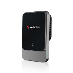 copia de Cargador inalámbrico Verbatim Charge 'n' Drive Qi2 RGB, Auto, USB, 1 m, Negro