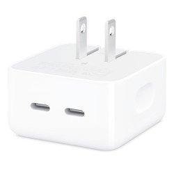 Adaptador de alimentación 35W, Adaptador universal, 2 USB tipo-C, Para MacBook Air, iPad, iPhone, Apple Watch, AirPod, MacBook,