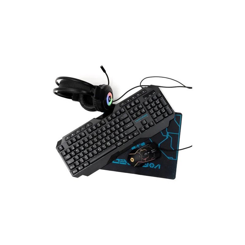 Kit gamer alámbrico 4 en 1 - gear up vortred by Perfect Choice