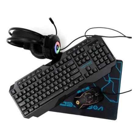 Kit gamer alámbrico 4 en 1 - gear up vortred by Perfect Choice