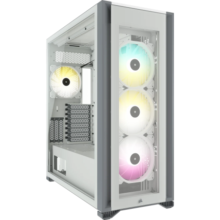 Gabinete Corsair icue 7000x RGB full torre blanco TG ATX