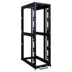 42u Smartrack 4-post mid-depth open frame rack, no sides or doors