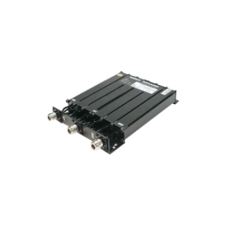 Duplexer compacto de rechazo de banda, 450-470 MHz, 6 cavidades, 50 watt.