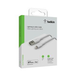 Cable micro USB a USB Belkin boostcharge blanco, 1m