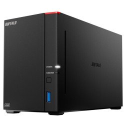 Buffalo LinkStation 720db 2 x total de compartimientos sistema de almacenamiento NAS, 8 TB HDD hexa-core (6 Core) 1.30 GHz, 2 GB