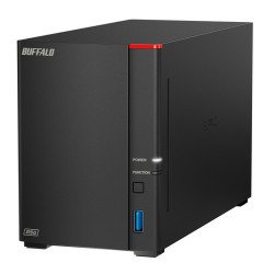 Buffalo LinkStation 720db 2 x total de compartimientos sistema de almacenamiento NAS, 8 TB HDD hexa-core (6 Core) 1.30 GHz, 2 GB