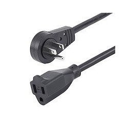 StarTech.com RTPAC10110 cable de transmisión Negro 3 m NEMA 5-15P NEMA 5-15R