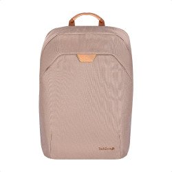 Mochila backpack TechZone echo Hero de 15.6 tzlbp56w-c de materiales reciclados camel