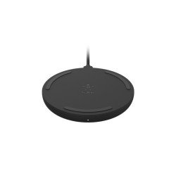 Base de carga inalámbrica + adaptador de corriente CA - 10 vatios - negro