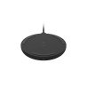 Base de carga inalámbrica + adaptador de corriente CA - 10 vatios - negro