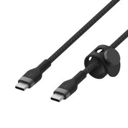 Cable USB, 24 pin USB-C (M) a 24 pin USB-C (M), 2 m, negro