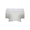 Sección en T color blanco de PVC auto extinguible para canaleta DMC4FT